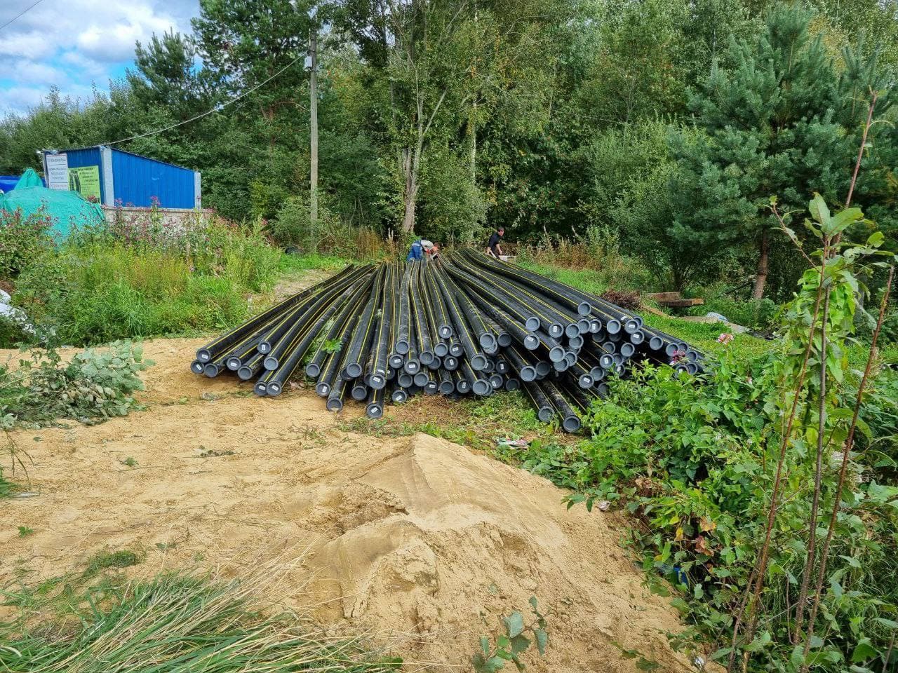 В Кавголовских Холмах строится газопровод ФАКТ. 2