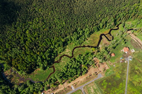 Дачные участки у леса и ручья рядом со Свердлова